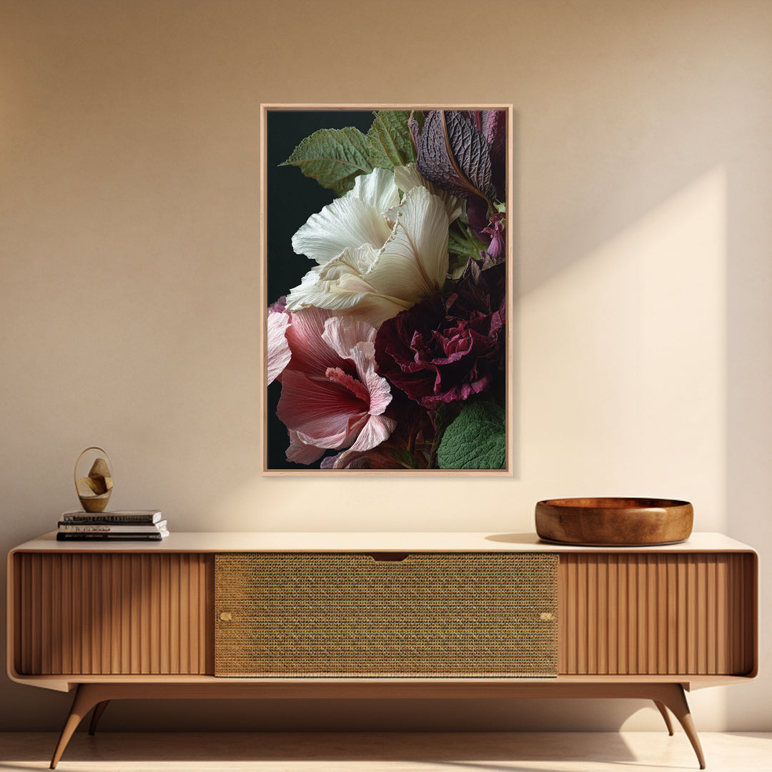 Large Botanical Print Canvas Print, Wall Art, Wall Art Prints, Living Room Decor, Fine Art, Abstract Art, Textured Wall Art, WAL-2x3-58
