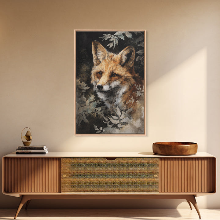 Whimsical Animal Portrait Canvas Print, Wall Art, Fine Art Print, Living Room Decor, Oil Painting, Wall Decor, WAL-2x3-7
