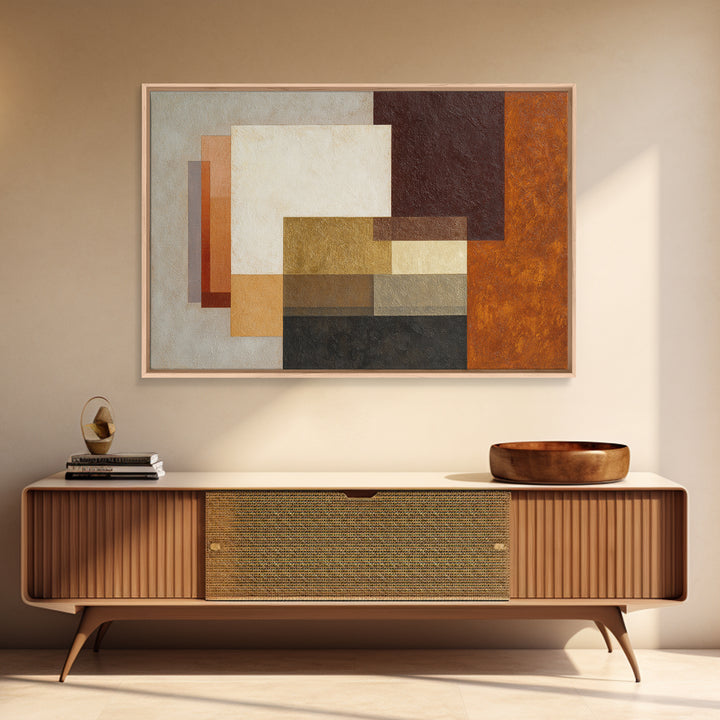 Modern Geometric Composition for Living Spaces Canvas Print, Wall Art, Prints Wall Art, Living Room Decor, Fine Art, WAL-3x2-32