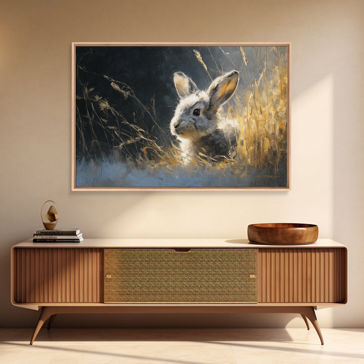 Whimsical Animal Portrait Framed Canvas Print, Wall Art, Wall Art Prints, Living Room Decor, Fine Art, Abstract Art, WAL-3x2-99