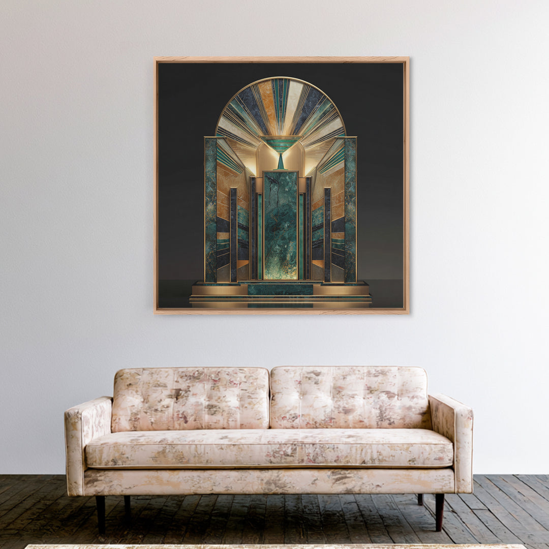 Champagne Coupe Tower Framed Canvas Print, Wedding Art, Unique Wedding Gift, Living Room Decor, Fine Art, Romance, Wall Decor, WED-1x1-21