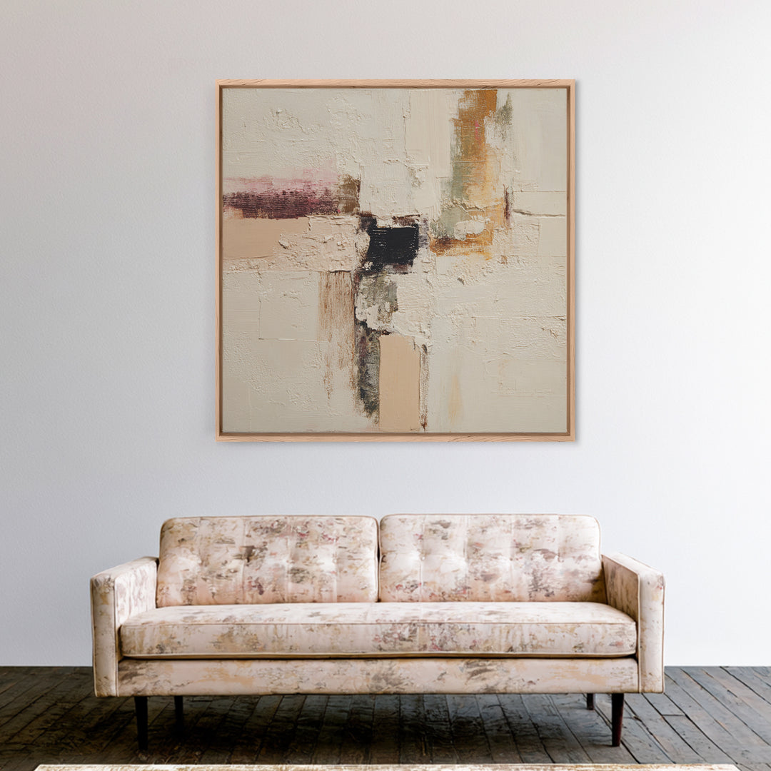Bridal Veil Texture Abstract Canvas Print, Wedding Art, Personalized Art, Living Room Decor, Abstract Art, Romance, WED-1x1-55