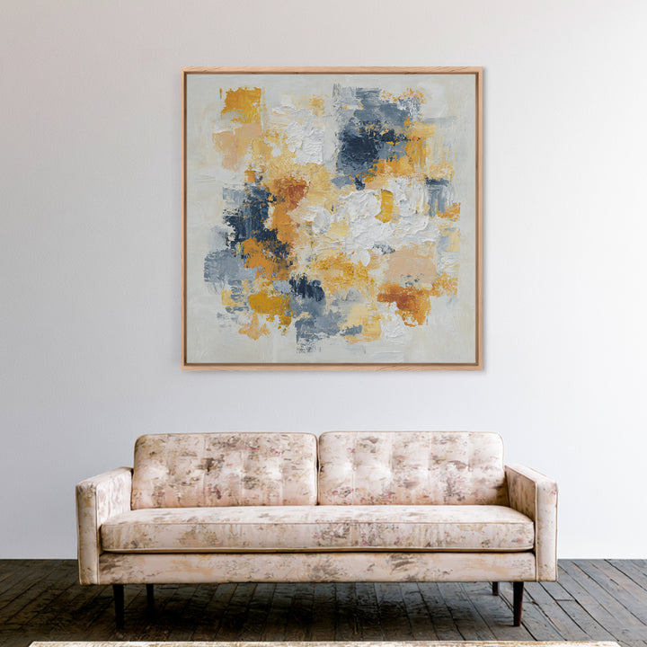 Bridal Veil Texture Abstract Framed Canvas Print, Wedding Art, Framed Art, Living Room Decor, Romance, Bride and Groom, WED-1x1-7