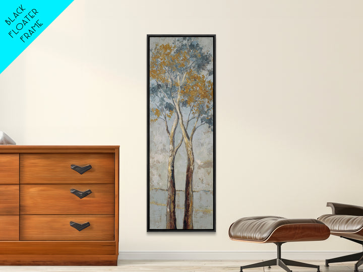 Two Intertwined Trees as Symbolic Artwork Canvas Print, Wedding Art, Wedding, Living Room Decor, Romance, Wedding Guestbook, WED-1x3-59