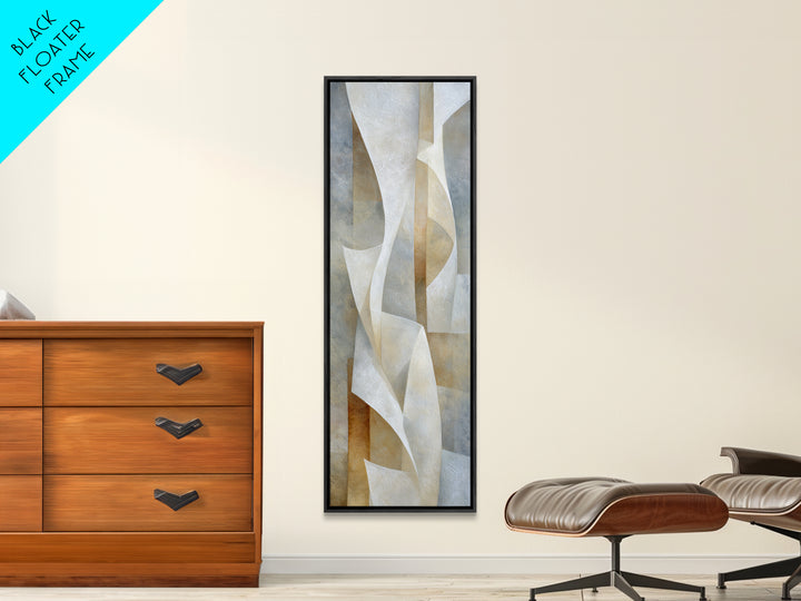Bridal Veil Texture Abstract Canvas Print, Wedding Art, Framed Art, Living Room Decor, Abstract Art, Romance, Bride and Groom, WED-1x3-67