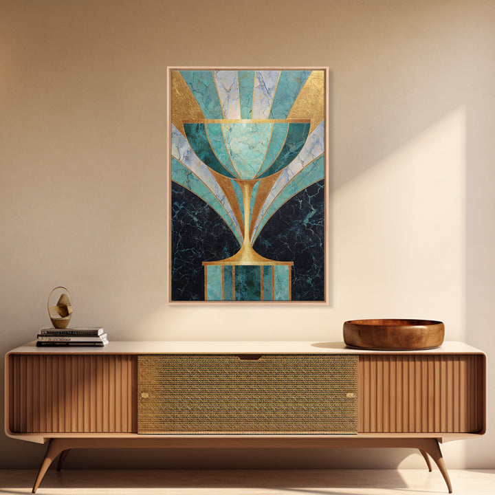 Champagne Coupe Tower Framed Canvas Print, Wedding Art, Contemporary Art, Living Room Decor, Oil Painting, Romance, Custom Art, WED-2x3-53
