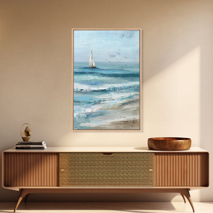 Honeymoon Coastal Sunset Framed Canvas Print, Wedding Art, Custom Portrait, Living Room Decor, Romance, Wedding Decoration, WED-2x3-97