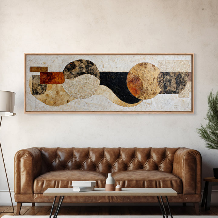 Lace Pattern Ivory Abstraction Framed Canvas Print, Wedding Art, Textured Painting, Living Room Decor, Abstract Art, Romance, WED-3x1-59