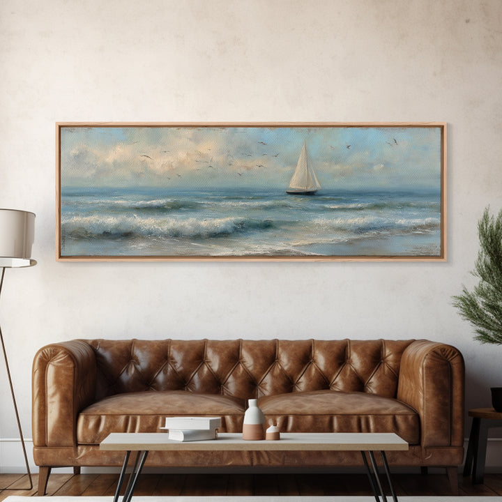 Honeymoon Coastal Sunset Framed Canvas Print, Wedding Art, Wedding Dress, Living Room Decor, Fine Art, Romance, Jewish Art, WED-3x1-9