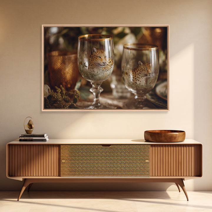 Champagne Glasses with Delicate Sparkle Canvas Print, Wedding Art, Custom Art, Living Room Decor, Watercolor Art, Romance, WED-3x2-58