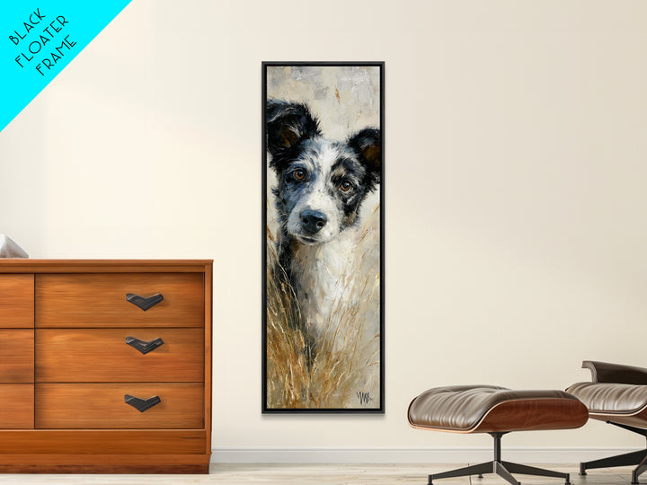 Dog in a Hot Air Balloon Framed Canvas Print, Whimsical Art, Fine Art Print, Living Room Decor, Fine Art, Wonder, Prints, WHI-1x3-74