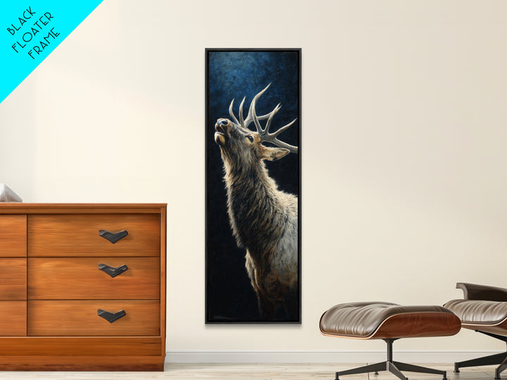 Bear Painting Stars Onto the Night Sky Canvas Print, Whimsical Art, Pet Portrait, Living Room Decor, Fine Art, Wonder, WHI-1x3-93