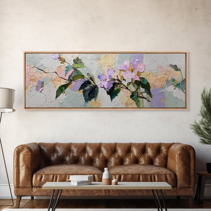 Robot Watering a Single Flower Canvas Print, Whimsical Art, Nursery Prints, Living Room Decor, Watercolor Art, Wonder, WHI-3x1-61