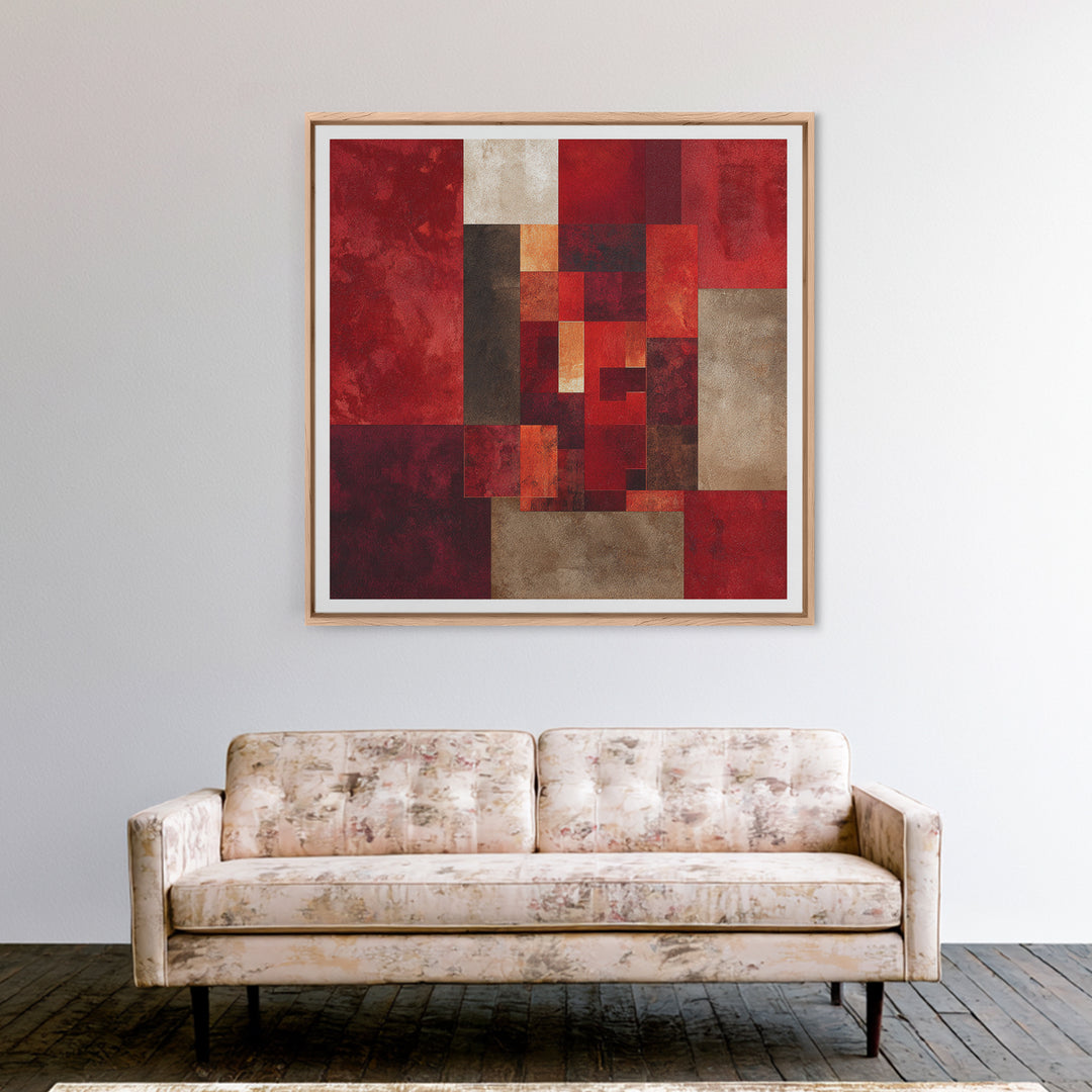 Red Wine Swirl Abstract Canvas Print, Winery Art, Cocktail Wall Art, Winery Decor, Abstract Art, Vineyard, Contemporary Art, WIN-1x1-55