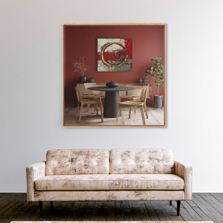 Red Wine Swirl Abstract Framed Canvas Print, Winery Art, Kitchen Wall Art, Winery Decor, Fine Art, Vineyard, Matisse Print, WIN-1x1-7