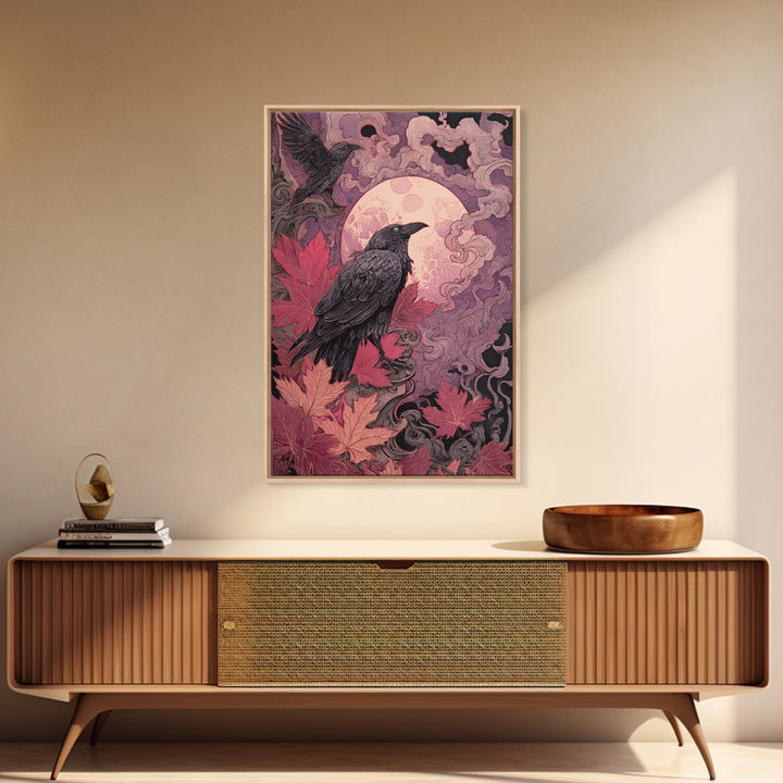 The Witch Astronomical Cabinet - Icon Portrait, Gothic Home Decor, Vertical Wall Art, Canvas Print, Halloween Home Decor, Gothic Wall Art