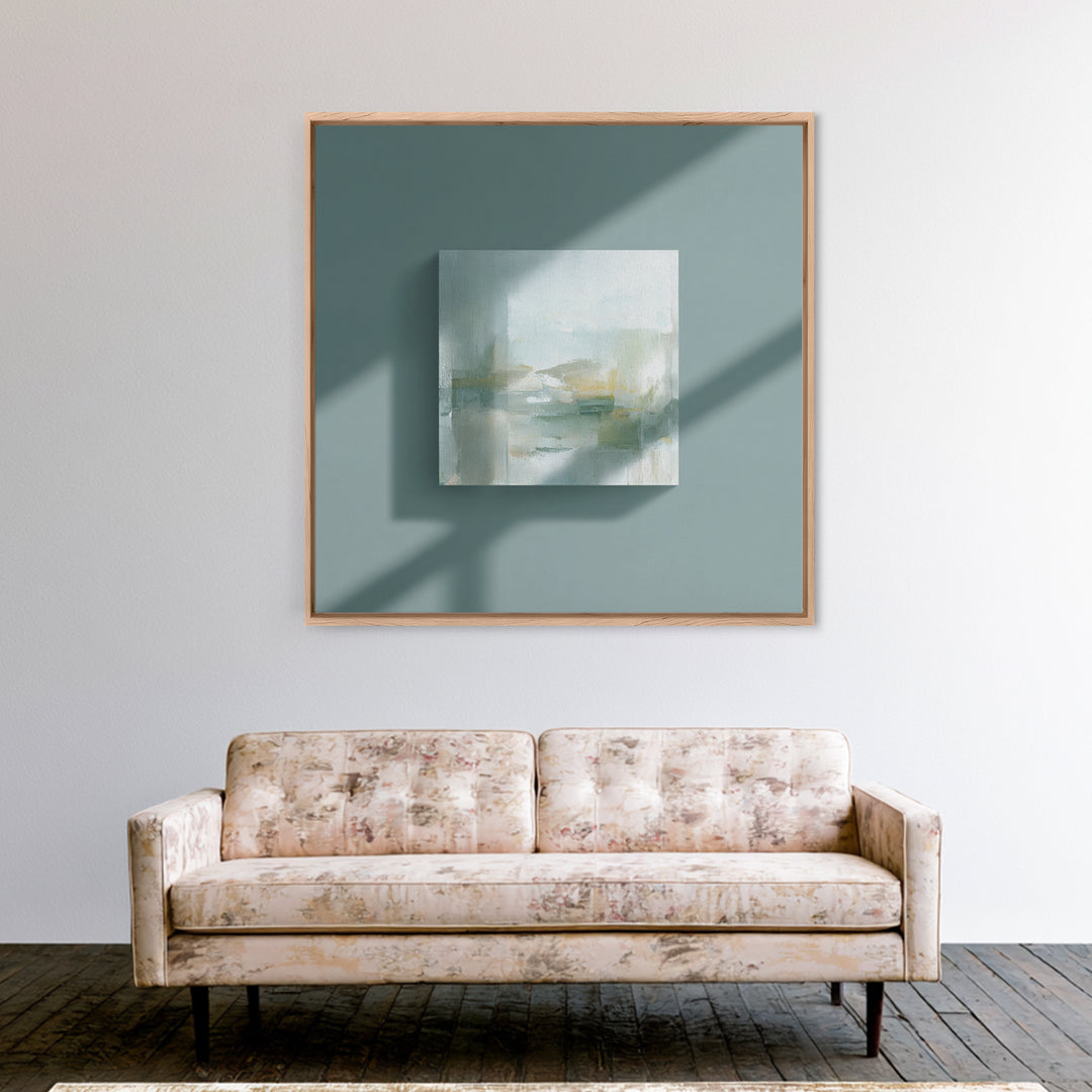 Minimal Geometric Composition Framed Canvas Print, Waiting Room Art, Fine Art Print, Waiting Room Decor, Abstract Art, Calm, WRA-1x1-29