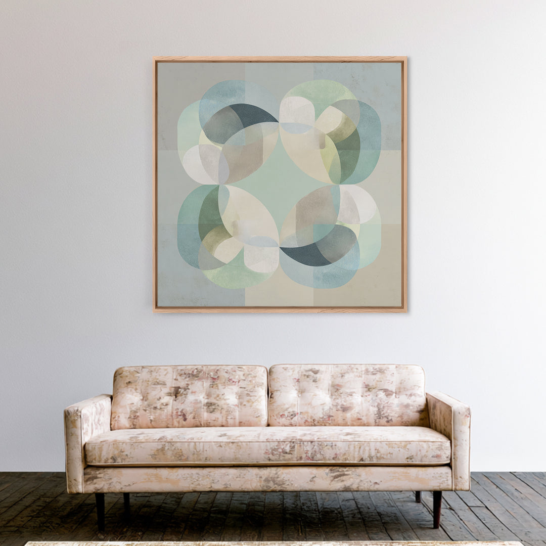 Minimal Geometric Composition Canvas Print, Waiting Room Art, Dental Art, Waiting Room Decor, Abstract Art, Calm, WRA-1x1-5