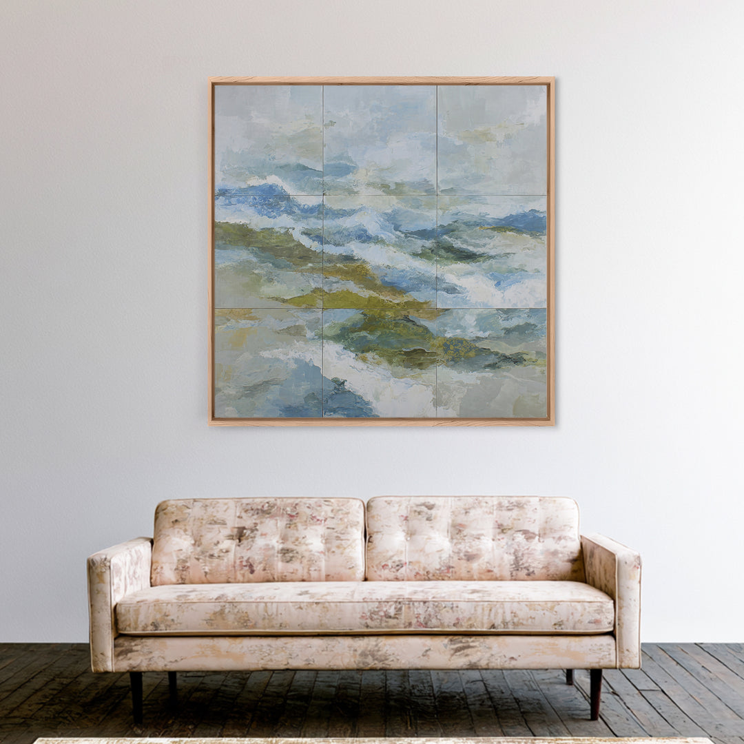Large Cloudscape with Hopeful Light Framed Canvas Print, Waiting Room Art, Gallery Wall Art, Waiting Room Decor, Fine Art, Calm, WRA-1x1-64