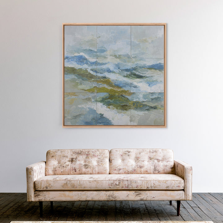 Large Cloudscape with Hopeful Light Framed Canvas Print, Waiting Room Art, Gallery Wall Art, Waiting Room Decor, Fine Art, Calm, WRA-1x1-64