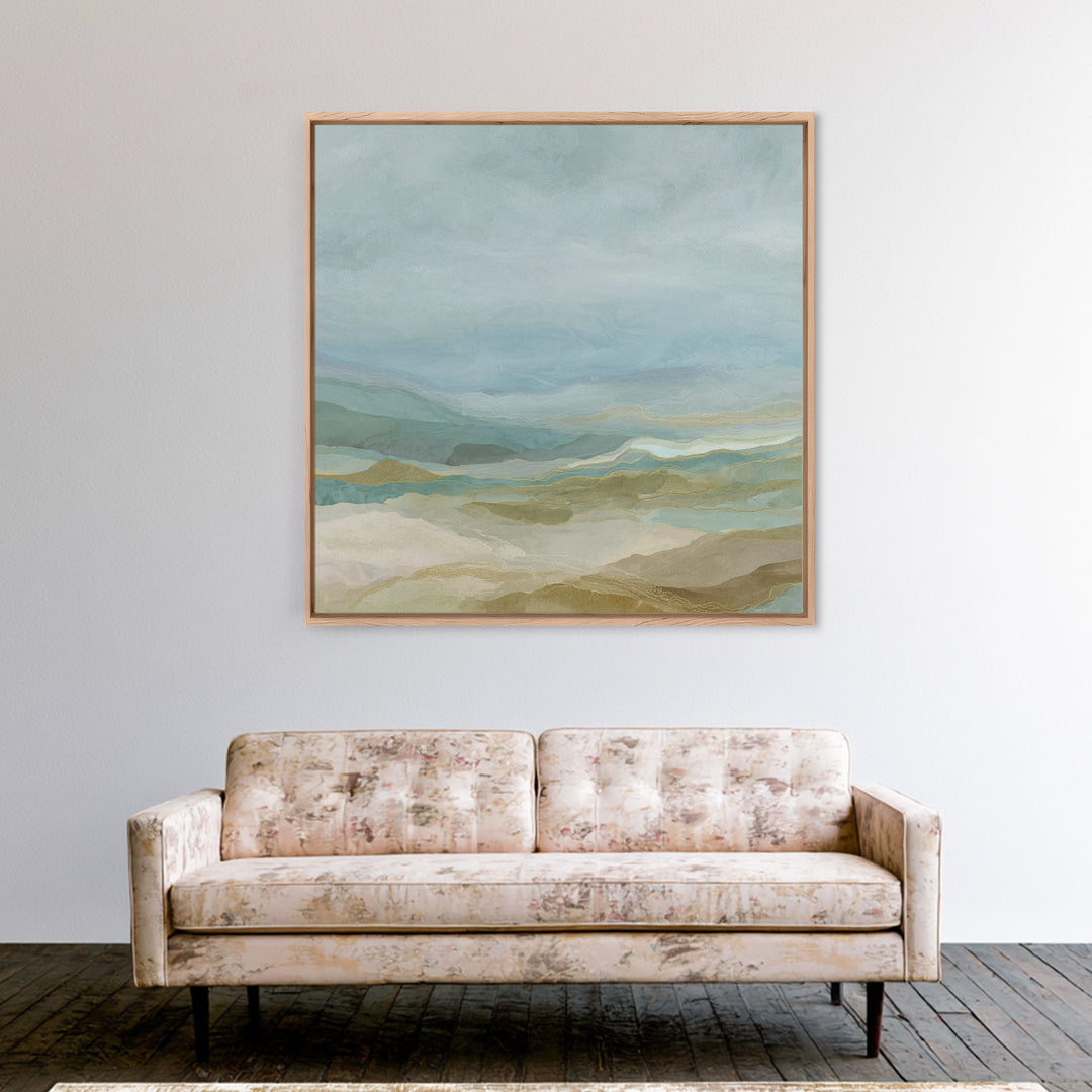 Light Marble Texture Abstract Framed Canvas Print, Waiting Room Art, Minimalist Art, Waiting Room Decor, Fine Art, Calm, WRA-1x1-72