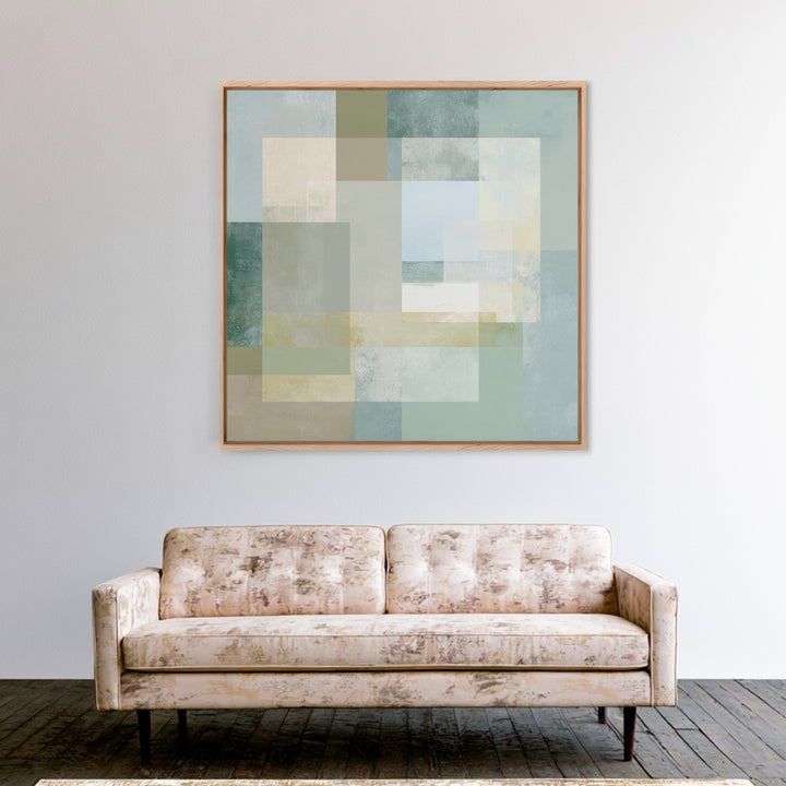 Minimal Geometric Composition Canvas Print, Waiting Room Art, Room Decor, Waiting Room Decor, Fine Art, Calm, Bedroom Decor, WRA-1x1-77