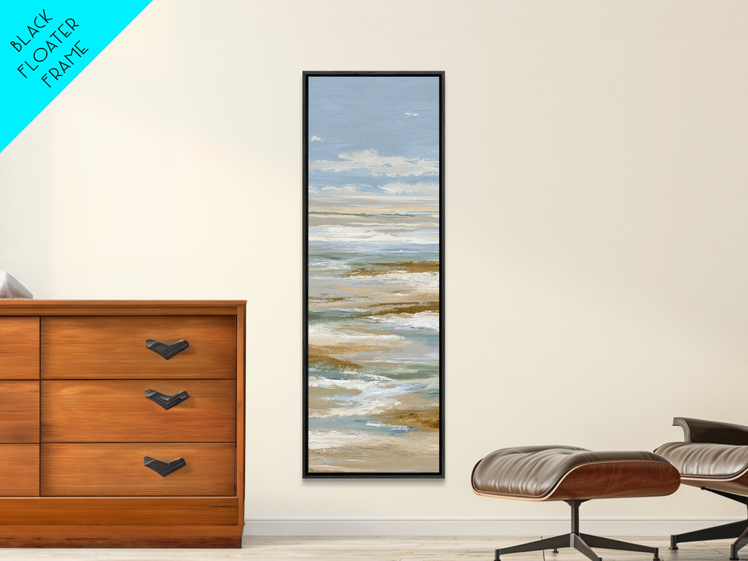 Warm Desert Sunrise Canvas Print, Waiting Room Art, Office Decor, Waiting Room Decor, Oil Painting, Calm, Gallery Wall Art, WRA-1x3-73