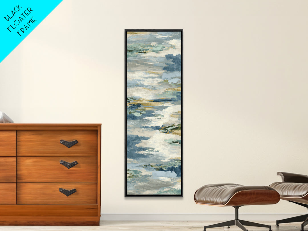 Soft Abstract Waves Canvas Print, Waiting Room Art, Luxury Decor, Waiting Room Decor, Abstract Art, Calm, Original Art, WRA-1x3-86