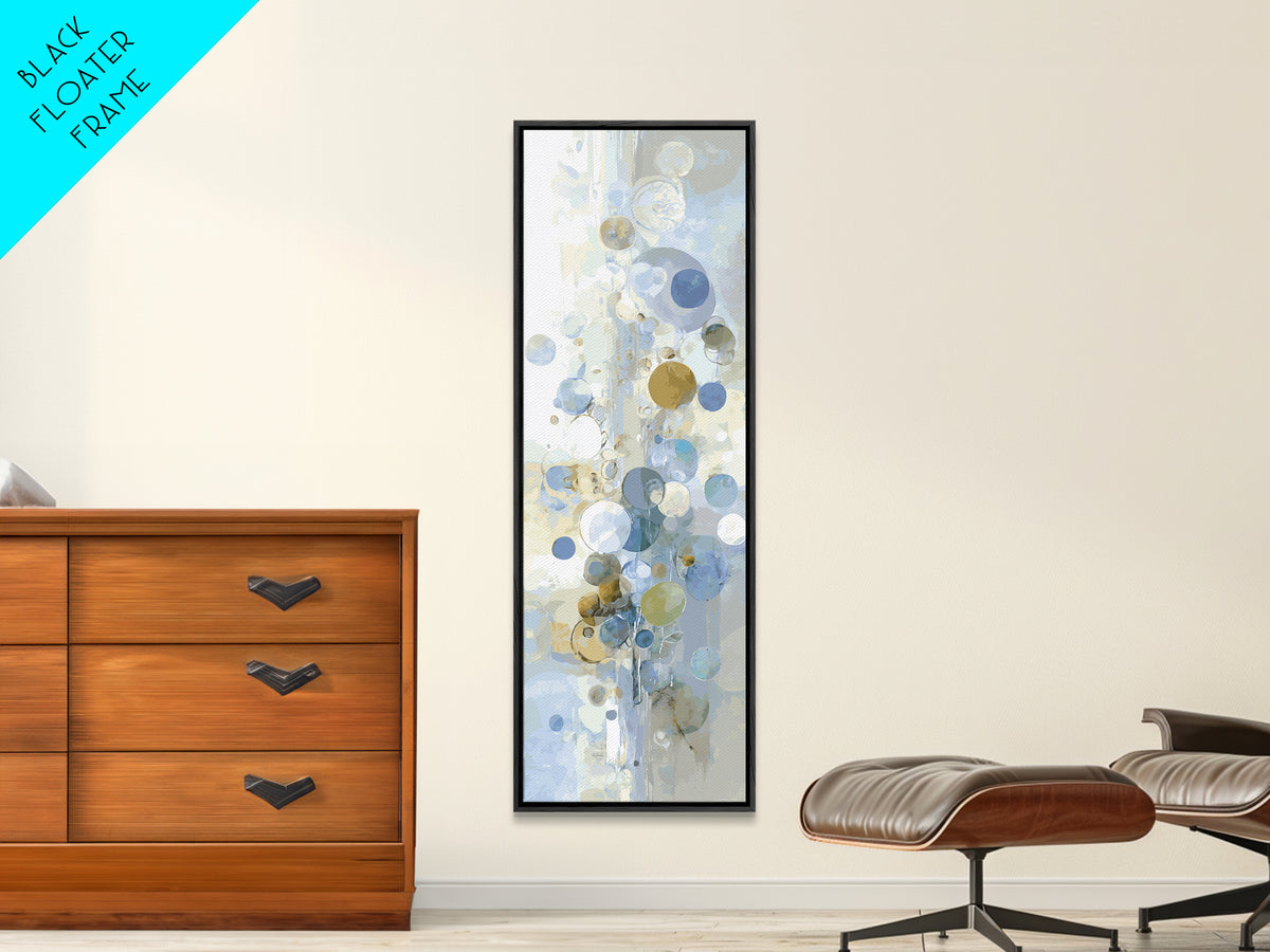 Abstract Circles Suggesting Calm Movement Canvas Print, Waiting Room Art, Fine Art Print, Waiting Room Decor, Abstract Art, WRA-1x3-94