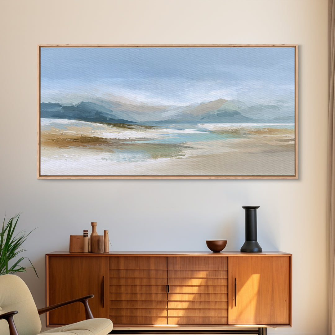Modern Neutral Arch Abstraction Canvas Print, Waiting Room Art, Contemporary Art, Waiting Room Decor, Abstract Art, Calm, WRA-2x1-41