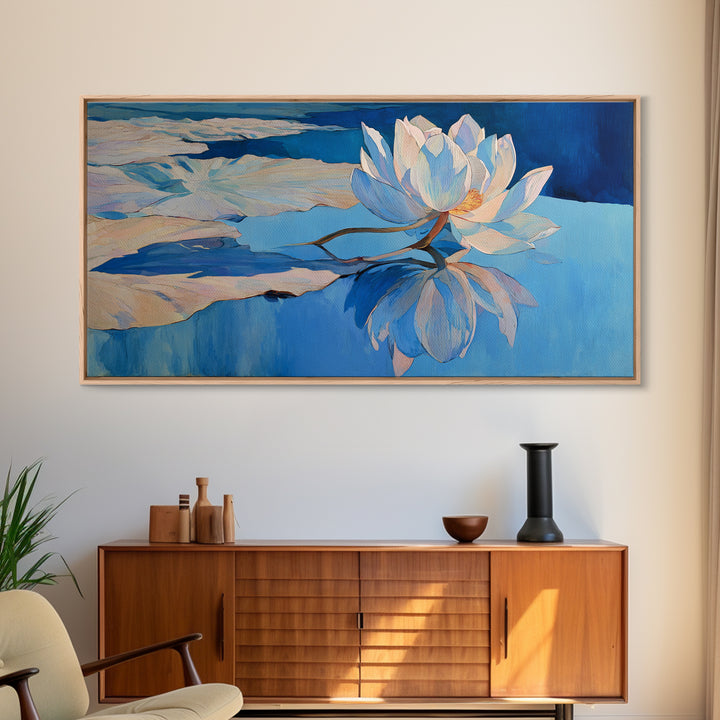 Coastal Horizon with Pale Sand and Water Canvas Print, Waiting Room Art, Bedroom Decor, Waiting Room Decor, Fine Art, Calm, WRA-2x1-53