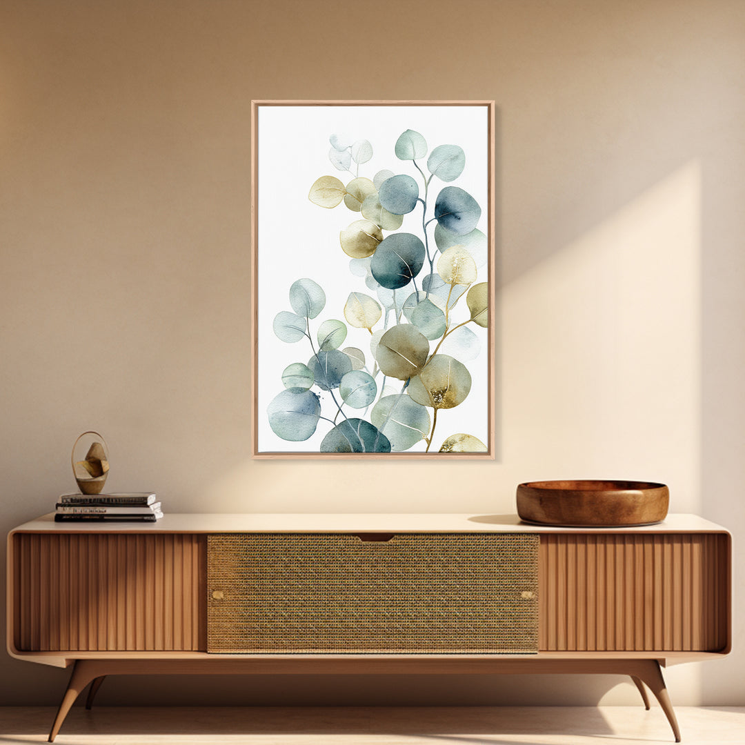 Neutral Botanical Branch Canvas Print, Waiting Room Art, Photography Print, Waiting Room Decor, Calm, Minimalist Decor, WRA-2x3-11