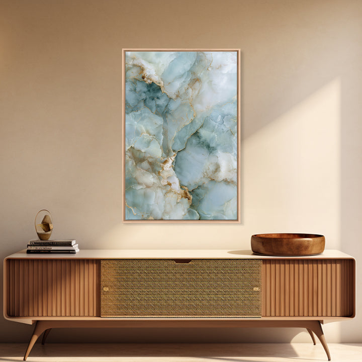 Light Marble Texture Abstract Canvas Print, Waiting Room Art, Therapy Office Decor, Waiting Room Decor, Abstract Art, Calm, WRA-2x3-32