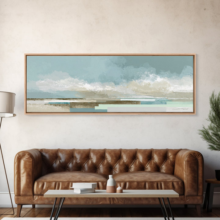 Minimal Geometric Composition Canvas Print, Waiting Room Art, Office Art, Waiting Room Decor, Abstract Art, Calm, Gallery Decor, WRA-3x1-21