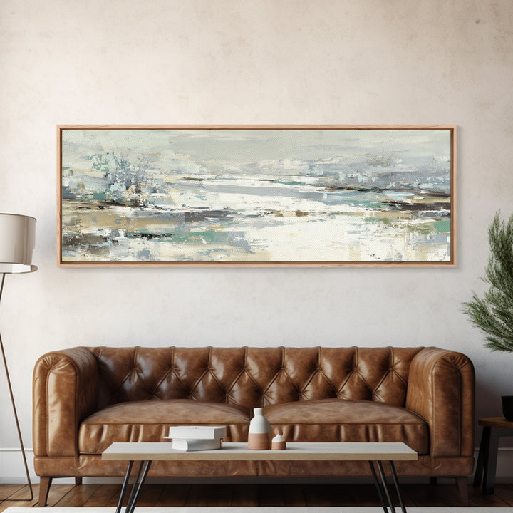 Modern Neutral Arch Abstraction Canvas Print, Waiting Room Art, Dental Wall Art, Waiting Room Decor, Abstract Art, Calm, WRA-3x1-61