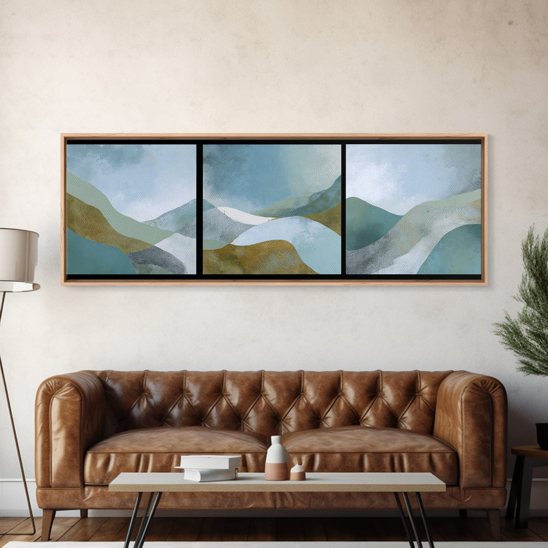 Modern Neutral Arch Abstraction Canvas Print, Waiting Room Art, Dental Wall Art, Waiting Room Decor, Abstract Art, Calm, WRA-3x1-85