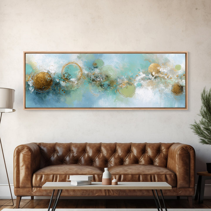 Abstract Circles Suggesting Calm Movement Canvas Print, Waiting Room Art, Dental Wall Art, Waiting Room Decor, Fine Art, Calm, WRA-3x1-98