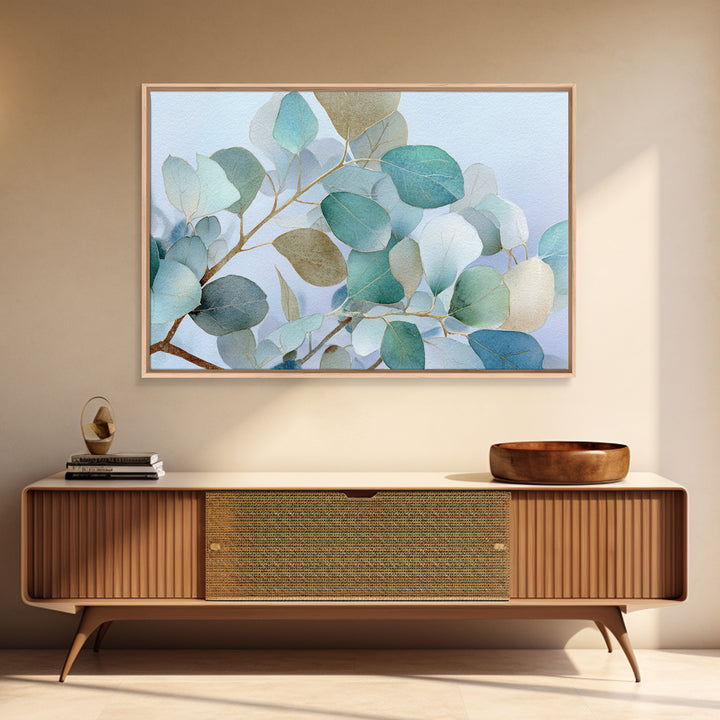 Clean Eucalyptus Leaf Study Canvas Print, Waiting Room Art, Gallery Wall Art, Waiting Room Decor, Calm, Photography Print, WRA-3x2-21