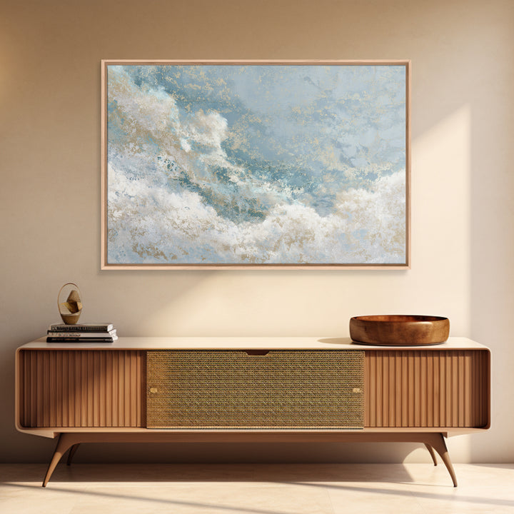 Soft Abstract Waves Canvas Print, Waiting Room Art, Office Wall Decor, Waiting Room Decor, Fine Art, Calm, Photography Print, WRA-3x2-30