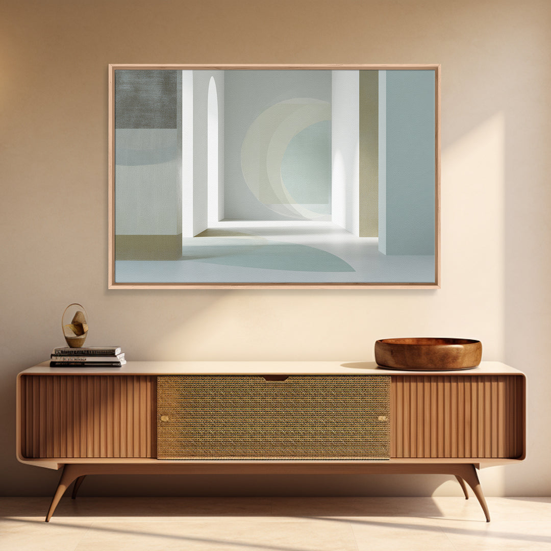 Minimal Geometric Composition Canvas Print, Waiting Room Art, Abstract, Waiting Room Decor, Abstract Art, Calm, Modern Decor, WRA-3x2-33