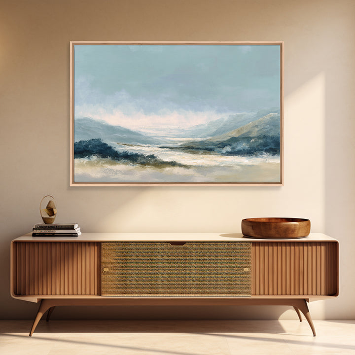 Soft Abstract Waves Canvas Print, Waiting Room Art, Office Wall Decor, Waiting Room Decor, Fine Art, Calm, Photography Print, WRA-3x2-54