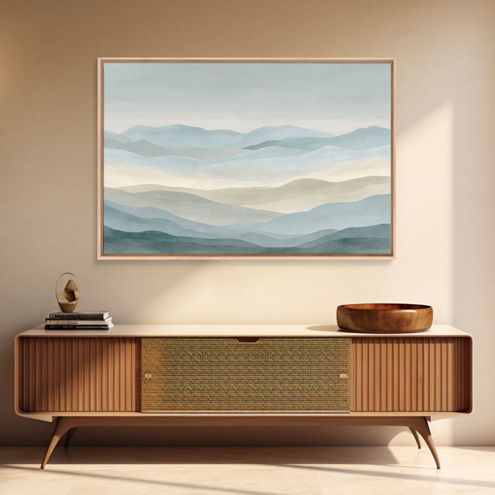 Simple Mountain Layers Canvas Print, Waiting Room Art, Modern Art, Waiting Room Decor, Fine Art, Calm, Therapy Office Decor, WRA-3x2-66