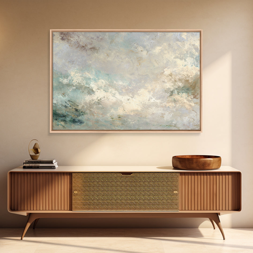 Light Marble Texture Abstract Canvas Print, Waiting Room Art, Dental Art, Waiting Room Decor, Abstract Art, Calm, WRA-3x2-76