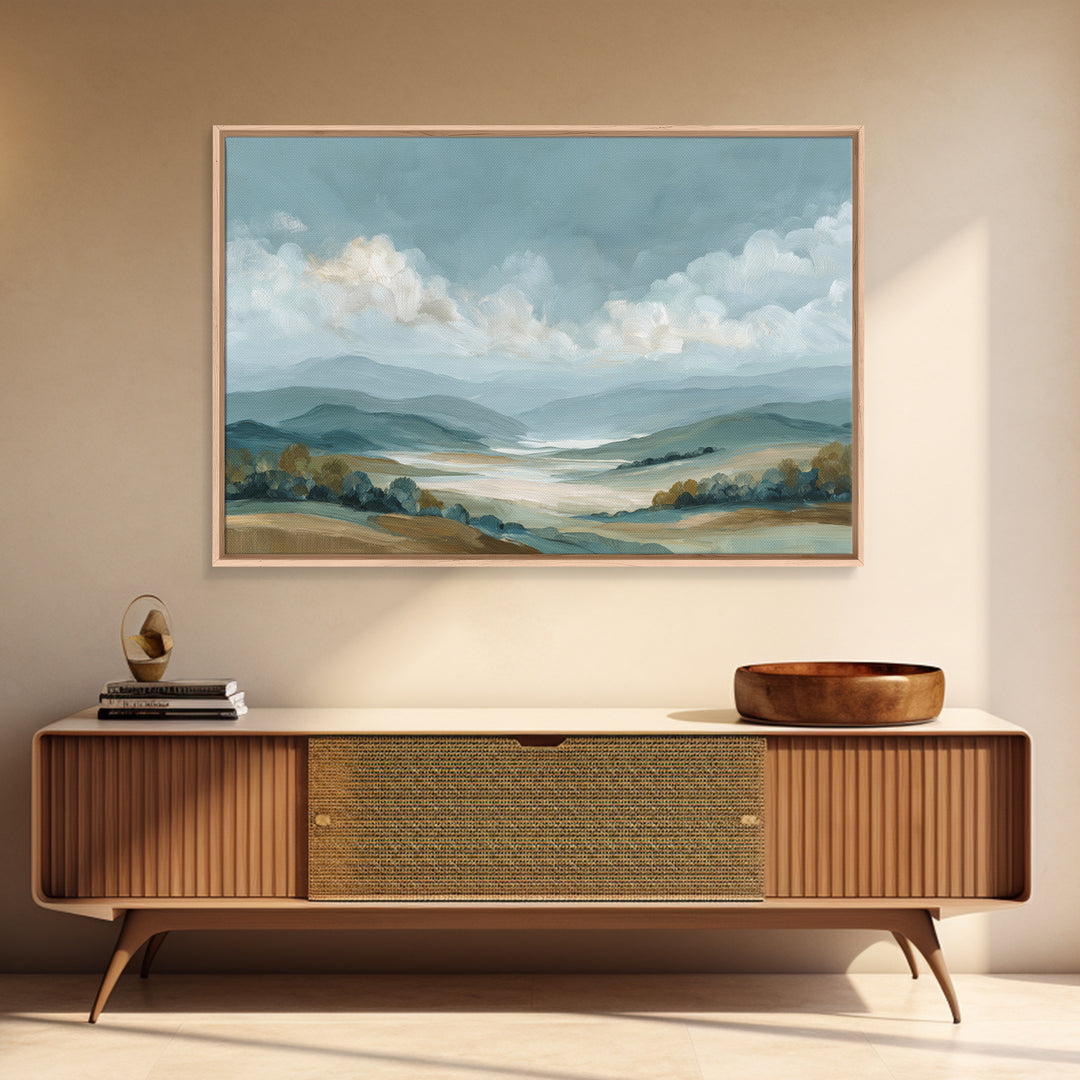 Large Cloudscape with Hopeful Light Framed Canvas Print, Waiting Room Art, Luxury Decor, Waiting Room Decor, Fine Art, Calm, WRA-3x2-92