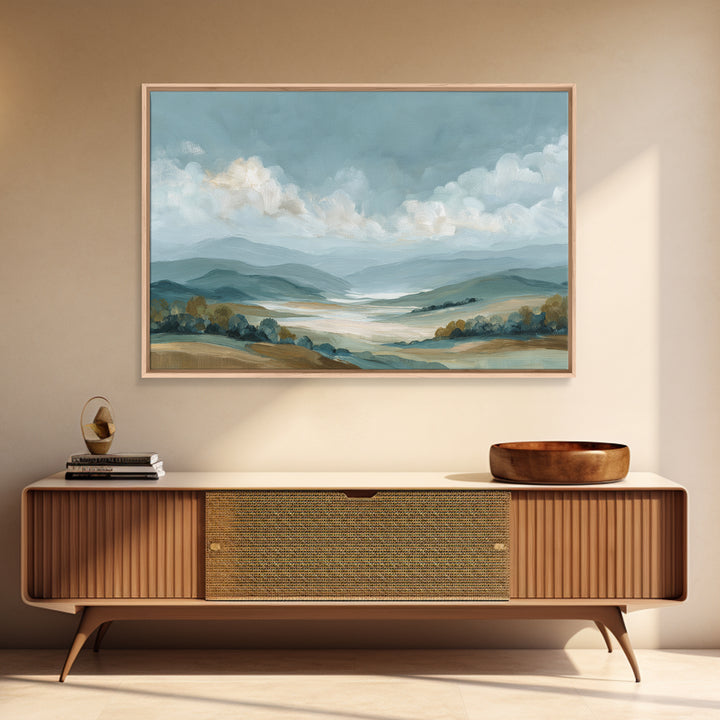 Large Cloudscape with Hopeful Light Framed Canvas Print, Waiting Room Art, Luxury Decor, Waiting Room Decor, Fine Art, Calm, WRA-3x2-92