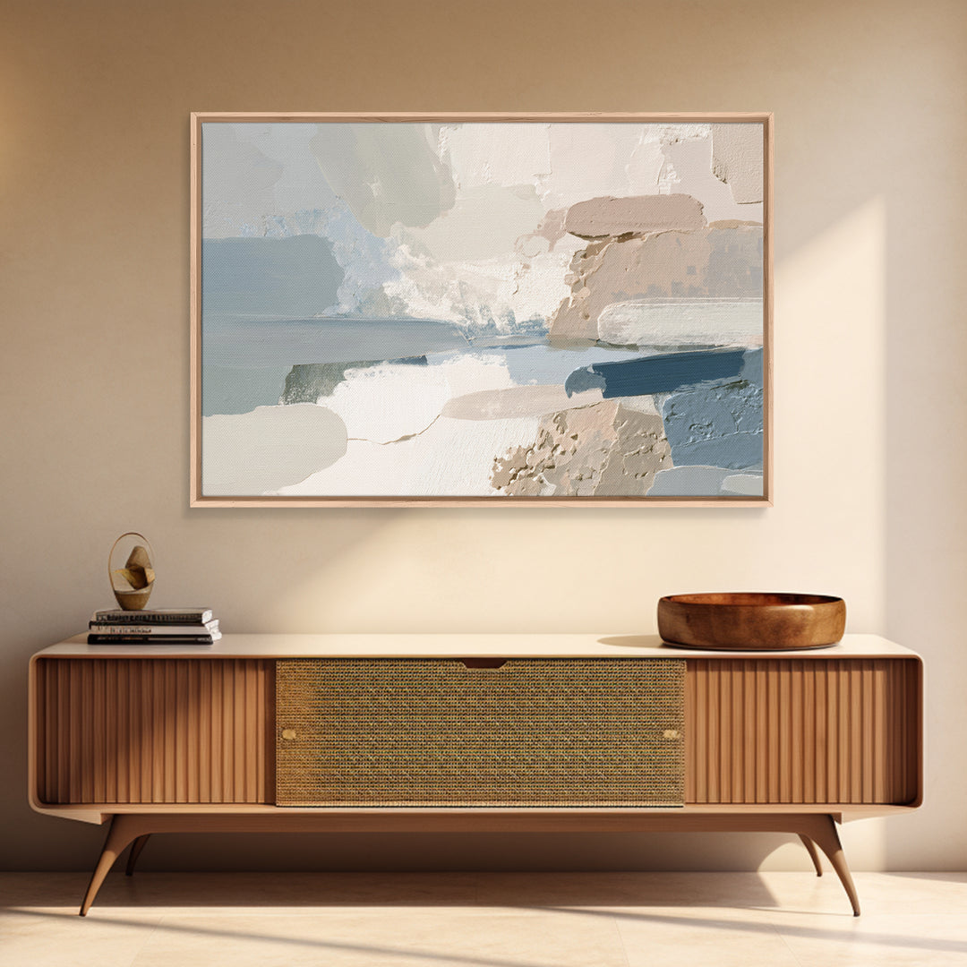 Modern Neutral Arch Abstraction Framed Canvas Print, Waiting Room Art, Photography Print, Waiting Room Decor, Abstract Art, WRA-3x2-97