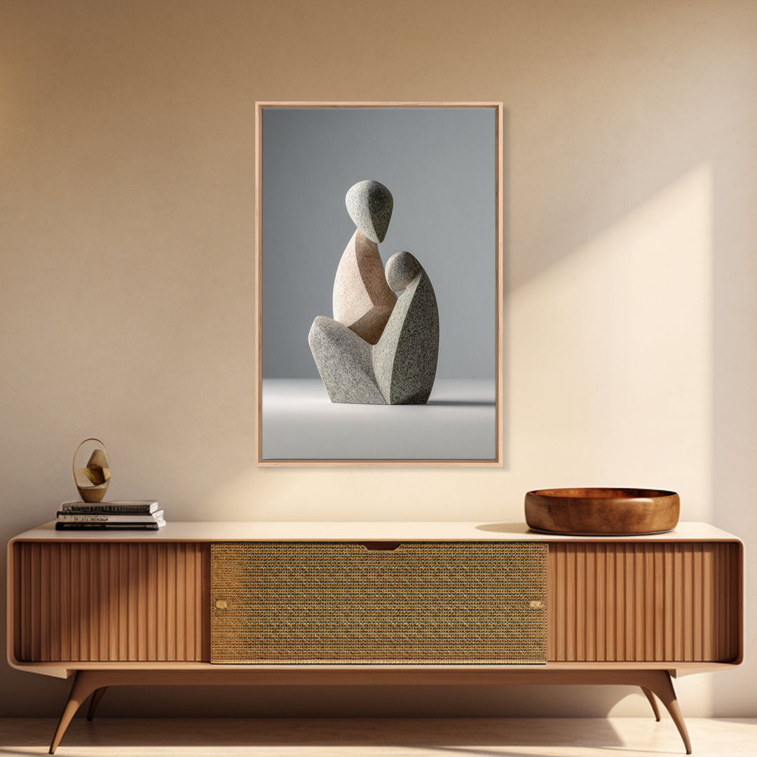 Seated Meditation Figure Canvas Print, Yoga Studio Art, Custom Wall Art, Yoga Studio Decor, Balance, Feminine Wall Art, YSA-2x3-81