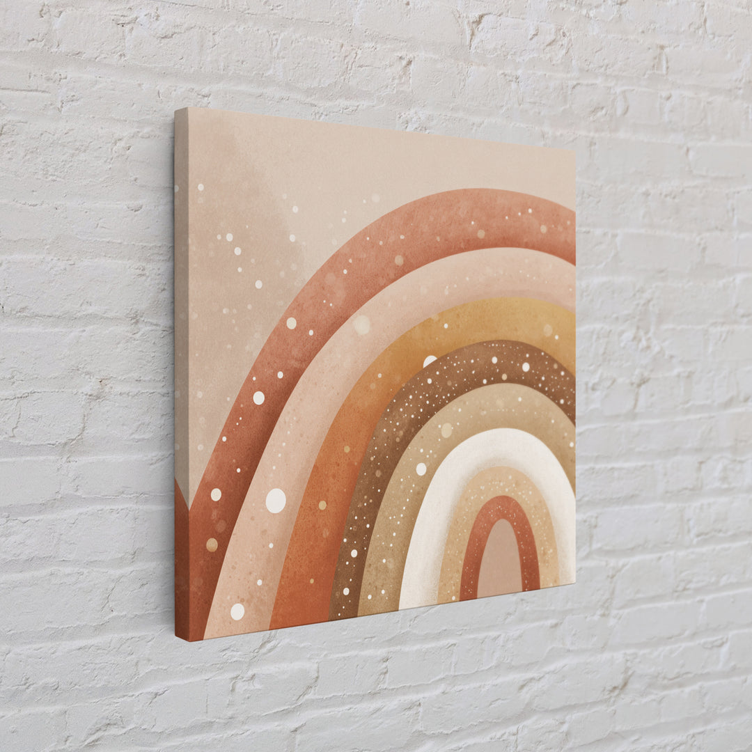 Earthy Boho Rainbow Arches Wall Art, Neutral Nursery Decor, Terracotta Abstract Print, Kids Room Decor, Modern Home Decor