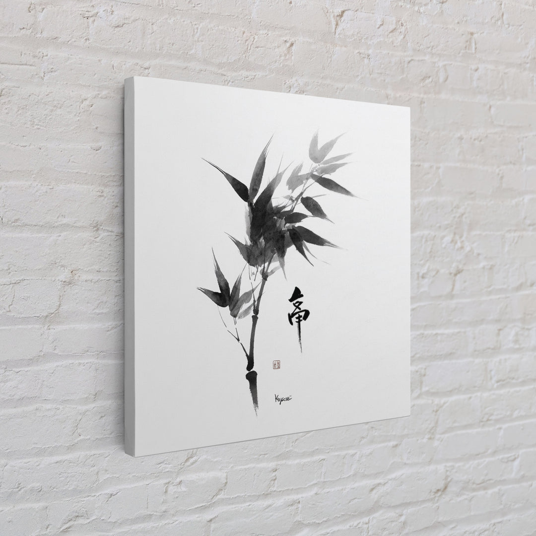 Minimalist Japanese Bamboo Ink Painting Black And White Wall Art Zen Home Decor Japandi Wall Art Print For Bedroom Living Room