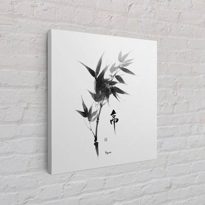 Minimalist Japanese Bamboo Ink Painting Black And White Wall Art Zen Home Decor Japandi Wall Art Print For Bedroom Living Room